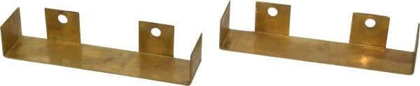 Value Collection - 4, 5 & 6" Jaw Width, Brass, Vise Jaw Cap - Compatible with 4, 5 & 6" Vises - Americas Industrial Supply