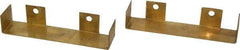 Value Collection - 4, 5 & 6" Jaw Width, Brass, Vise Jaw Cap - Compatible with 4, 5 & 6" Vises - Americas Industrial Supply