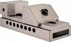 Interstate - 2-7/8" Jaw Width, 4" Jaw Opening Capacity, 1-3/8" Jaw Height, Toolmaker's Vise - Flat Jaw, 0.005mm Parallelism, 0.0051mm Squareness, 7-1/2" OAL x 2.938" OAW x 2-5/8" OAH - Americas Industrial Supply