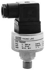 Wika - 500 Max psi, Eco-tronic Pressure Transmitters & Transducers - 1/4" Thread - Americas Industrial Supply
