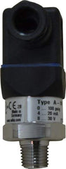 Wika - 500 Max psi, Eco-tronic Pressure Transmitters & Transducers - 1/4" Thread - Americas Industrial Supply