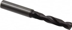Guhring - 0.3976" 140° Spiral Flute Solid Carbide Screw Machine Drill Bit - FIREX Finish, Right Hand Cut, 55mm Flute Length, 102mm OAL, SU Point, Straight Shank - Americas Industrial Supply