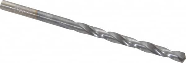 Chicago-Latrobe - 11/64" 135° High Speed Steel Jobber Drill - TiCN Finish, Right Hand Cut, Spiral Flute, Straight Shank, 3-1/4" OAL, Split Point - Americas Industrial Supply