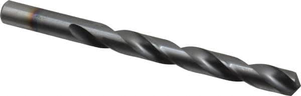 Chicago-Latrobe - 29/64" 135° High Speed Steel Jobber Drill - TiCN Finish, Right Hand Cut, Spiral Flute, Straight Shank, 5-5/8" OAL, Split Point - Americas Industrial Supply