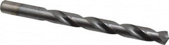 Chicago-Latrobe - 15/32" 135° High Speed Steel Jobber Drill - TiCN Finish, Right Hand Cut, Spiral Flute, Straight Shank, 5-3/4" OAL, Split Point - Americas Industrial Supply