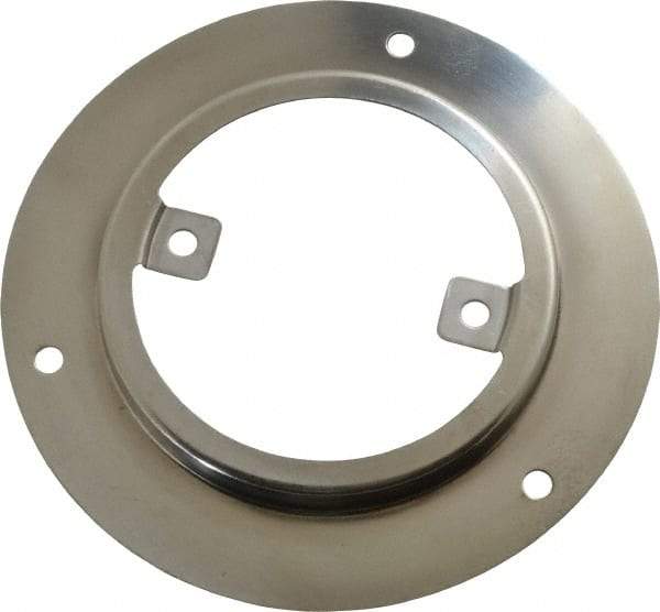 Ashcroft - 1/4 Thread, 3-1/2 Dial Diameter, Stainless Steel Case Material, Wall Flange Pressure Gauge Mounting Kit - 1% Accuracy, 316 Material Grade - Americas Industrial Supply