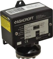 Ashcroft - 3 to 15 psi Adjustable Range, 500 Max psi, Watertight Single Setpoint - 1/4 Thread - Americas Industrial Supply