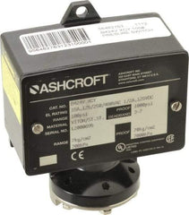 Ashcroft - 15 to 100 psi Adjustable Range, 1,000 Max psi, Watertight Single Setpoint - 1/4 Thread - Americas Industrial Supply