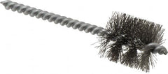 Schaefer Brush - 3/4 Inch Inside Diameter, 15/16 Inch Actual Brush Diameter, Carbon Steel, Power Fitting and Cleaning Brush - 3/16 Shank Diameter, 3-5/8 Inch Long, Twisted Wire Stem, 7/8 Inch Refrigeration Outside Diameter - Americas Industrial Supply