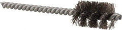 Schaefer Brush - 1/2 Inch Inside Diameter, 11/16 Inch Actual Brush Diameter, Stainless Steel, Power Fitting and Cleaning Brush - 3/16 Shank Diameter, 3-5/8 Inch Long, Twisted Wire Stem, 5/8 Inch Refrigeration Outside Diameter - Americas Industrial Supply