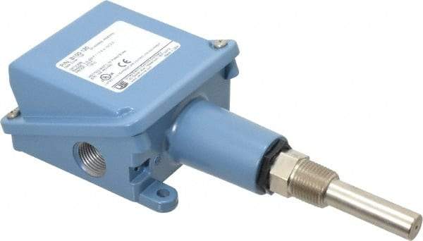 Made in USA - 0 to 225°F, Watertight Temp Switch - 1/2 x 1-7/8 Stem, 10 Resolution - Americas Industrial Supply