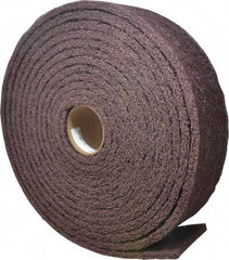 3M - 30' Long x 4" Wide Nonwoven Roll - Medium Grade, Purple, Aluminum Oxide - Americas Industrial Supply