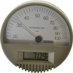 Oakton - 0 to 160°F, 20 to 100% Humidity Range, Thermo-Hygrometer - Americas Industrial Supply