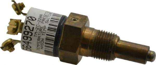 Nason - 220°F, Preset Temp Switch - 3/8 Inch Stem - Americas Industrial Supply