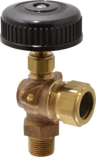 Conbraco - 350 psi Working Pressure, 125 Max psi, Bronze Liquid Level Gage Glass - 350°F Max Operating Temp, 3/8 Inch Thread, EPDM Seal - Americas Industrial Supply