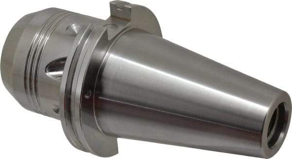 Accupro - CAT50 Taper Shank, 1-1/4" Hole Diam, Hydraulic Tool Holder/Chuck - 69.9mm Nose Diam, 81mm Projection, 47.7mm Clamp Depth, 25,000 RPM - Exact Industrial Supply
