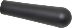 Gibraltar - 3/8-16 Hole, 0.51" Deep Hole, Polypropylene, Female Insert Tapered Knob - 3.85 OAL, 19/25" Base Diam, Black, 1.11" Head Diam - Americas Industrial Supply