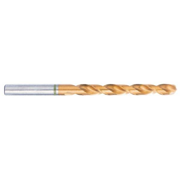 Accupro - 31/64" 130° Spiral Flute Vanadium High Speed Steel Taper Length Drill Bit - Americas Industrial Supply
