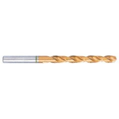Accupro - 31/64" 130° Spiral Flute Vanadium High Speed Steel Taper Length Drill Bit - Americas Industrial Supply