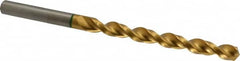 Accupro - 1/2" 130° Spiral Flute Vanadium High Speed Steel Taper Length Drill Bit - Americas Industrial Supply