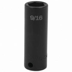 SK - Impact Socket - 3/8"DR 9/16" DEEP IMPACT SOCKET - Americas Industrial Supply