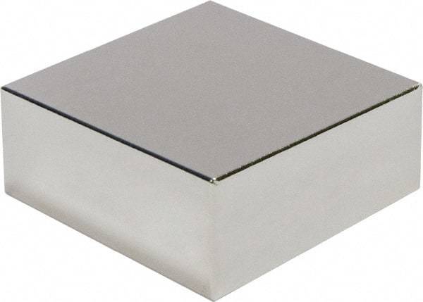 Mag-Mate - 16.6 Lb Max Holding Capacity Neodymium Rare Earth Block Magnet - 1" Long x 1" Wide x 1/2" High, 180°F Max Operating Temp - Americas Industrial Supply