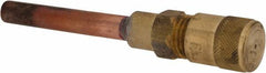 Parker - 500 Max psi, 1/4 Tube Outside Diameter, Extended Copper Tube Access Valve - Americas Industrial Supply