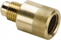 Parker - 1/4" Tube OD Access Valve Refrigerant Adapter - For Parker Brass Access Valves - Americas Industrial Supply