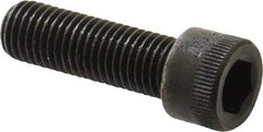 Made in USA - 5/16-24 UNF Hex Socket Drive, Socket Cap Screw - Alloy Steel, Black Oxide Finish, Fully Threaded, 1" Length Under Head - Americas Industrial Supply