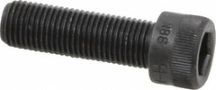 Made in USA - 3/8-24 UNF Hex Socket Drive, Socket Cap Screw - Alloy Steel, Black Oxide Finish, Fully Threaded, 1-1/4" Length Under Head - Americas Industrial Supply