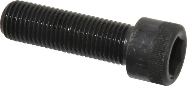 Made in USA - 7/16-20 UNF Hex Socket Drive, Socket Cap Screw - Alloy Steel, Black Oxide Finish, Fully Threaded, 1-1/2" Length Under Head - Americas Industrial Supply