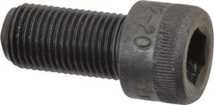 Made in USA - 1/2-20 UNF Hex Socket Drive, Socket Cap Screw - Alloy Steel, Black Oxide Finish, Fully Threaded, 1" Length Under Head - Americas Industrial Supply