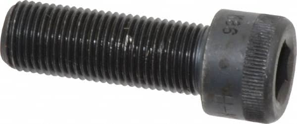 Made in USA - 1/2-20 UNF Hex Socket Drive, Socket Cap Screw - Alloy Steel, Black Oxide Finish, Fully Threaded, 1-1/2" Length Under Head - Americas Industrial Supply