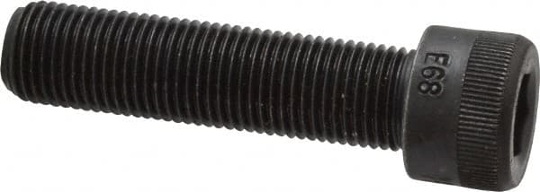 Made in USA - 1/2-20 UNF Hex Socket Drive, Socket Cap Screw - Alloy Steel, Black Oxide Finish, Fully Threaded, 2" Length Under Head - Americas Industrial Supply