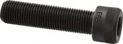 Made in USA - 1/2-20 UNF Hex Socket Drive, Socket Cap Screw - Alloy Steel, Black Oxide Finish, Fully Threaded, 2" Length Under Head - Americas Industrial Supply