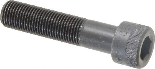 Made in USA - 1/2-20 UNF Hex Socket Drive, Socket Cap Screw - Alloy Steel, Black Oxide Finish, Partially Threaded, 2-1/4" Length Under Head - Americas Industrial Supply