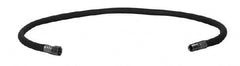 Alliance Hose & Rubber - 1/4" ID x 9/16" OD 10' Long Multipurpose Air Hose - MNPT x FNPT(Swivel) Ends, 300 Working psi, -40 to 190°F, 1/4" Fitting, Black - Americas Industrial Supply