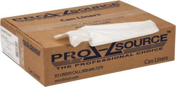 PRO-SOURCE - 0.6 mil Thick, Household/Office Trash Bags - 30" Wide x 36" High, Clear - Americas Industrial Supply