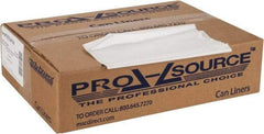 PRO-SOURCE - 0.6 mil Thick, Household/Office Trash Bags - 33" Wide x 39" High, Clear - Americas Industrial Supply