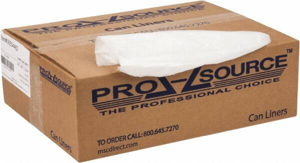 PRO-SOURCE - 0.6 mil Thick, Household/Office Trash Bags - 40" Wide x 46" High, Clear - Americas Industrial Supply