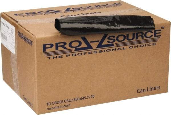 PRO-SOURCE - 2 mil Thick, Heavy-Duty Trash Bags - 40" Wide x 46" High, Black - Americas Industrial Supply