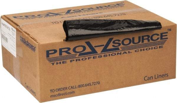 PRO-SOURCE - 1.65 mil Thick, Heavy-Duty Trash Bags - 40" Wide x 46" High, Black - Americas Industrial Supply