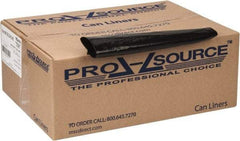 PRO-SOURCE - 1.5 mil Thick, Heavy-Duty Trash Bags - 38" Wide x 58" High, Black - Americas Industrial Supply