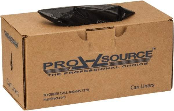 PRO-SOURCE - 1.35 mil Thick, Heavy-Duty Trash Bags - 33" Wide x 40" High, Black - Americas Industrial Supply