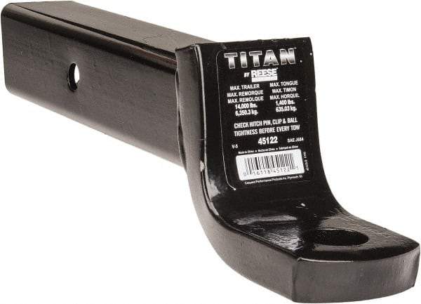 Value Collection - 12,000 Lb Capacity, 9-3/4" Long, Hitch Drawbar - Vehicle Class 5, 1-1/4" Ball Hole Diam - Americas Industrial Supply