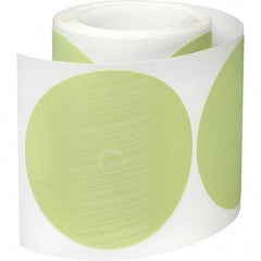 3M - 5" Diam, 35 Grit Trizact Aluminum Oxide Adhesive PSA Disc - Extra Fine Grade, Green, Polyester Backing, Flexible, Use with Random Orbital Sanders - Americas Industrial Supply