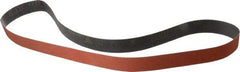 3M - 1-1/2" Wide x 60" OAL, 80 Grit, Ceramic Abrasive Belt - Ceramic, Medium, Coated, YF Weighted Cloth Backing, Wet/Dry, Series 777F - Americas Industrial Supply