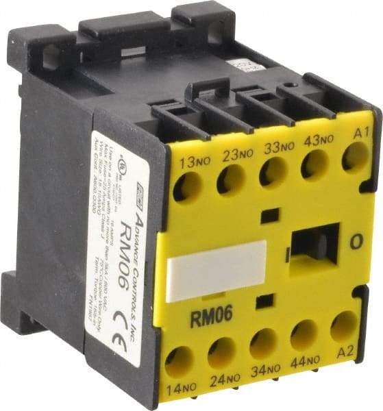 ACI - 4 Pole, 4NO, 120 VAC Control Relay - 16 Amps, 600 VAC - Americas Industrial Supply