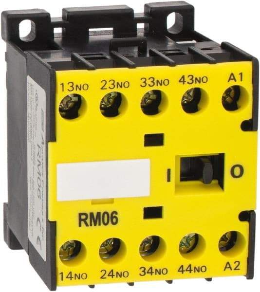 ACI - 4 Pole, 4NO, 575 VAC Control Relay - 16 Amps, 600 VAC - Americas Industrial Supply