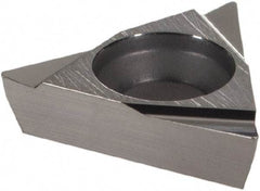Iscar - TPGX730 L Grade IC20 Carbide Turning Insert - Uncoated, 60° Triangle, 7/32" Inscr Circle, 3/32" Thick, 0.0079" Corner Radius - Americas Industrial Supply